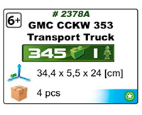 Camion de transport US GMC CCKW 353